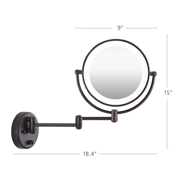 Zipcode Design™ Lyra Lighted Magnifying Makeup Mirror & Reviews Wayfair